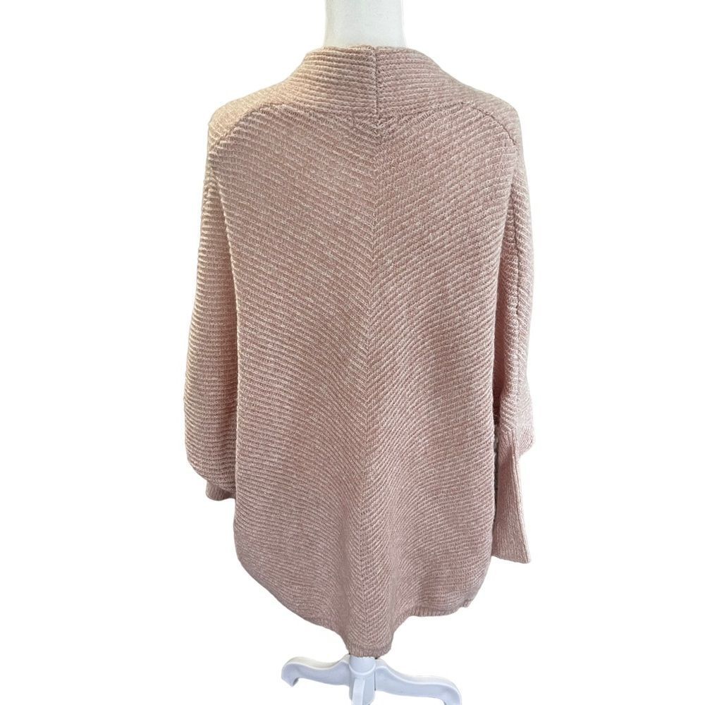 Anthropologie Dusty Pink Open-Front Oversized Cardigan - Picture 7 of 9